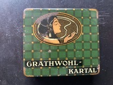 Blechdose Cigaretten Kartal von Grathwohl, 20er Dose, 20er Jahre