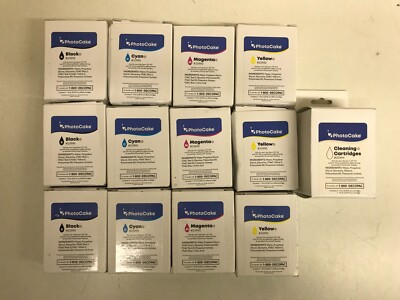 LOT of 12 NEW DecoPac PhotoCake Edible Ink Cartridge Epson XP-352 XP-452 2025/26