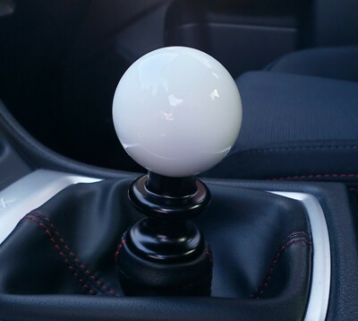 SSCO GLOSS PURIST WHITE SR 190 GRAMS WEIGHTED SHIFT KNOB 12x1.25mm