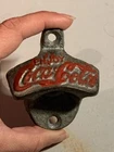 Vintage ENJOY COCA-COLA Soda Bottle Opener  - Wall Mounted