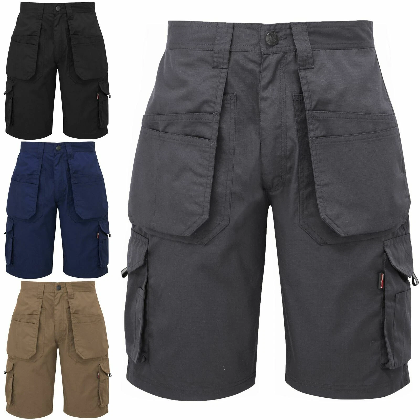 Men's Tuffstuff Enduro Cargo Combat Holster Multipocket Utility Work Shorts