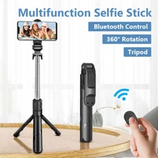 Tripod Selfie Stick Phone Desktop Stand Holder For iPhone/Samsung vlog tiktok