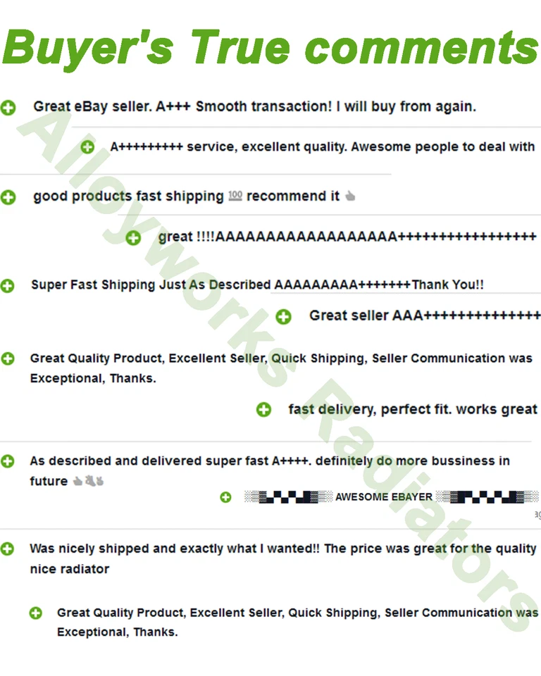 CC390 Aluminum Radiator 4ROW For 1972-1979 1976 Ford Thunderbird Elite Ranchero - Image 2 of 4