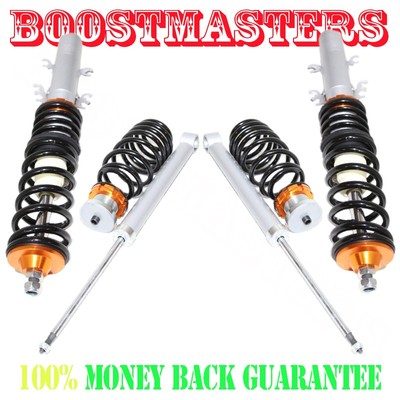 For 1998-2005 VW Beetle MKIV MK4 ONLY Coilover Suspension Lowering Kit Gold