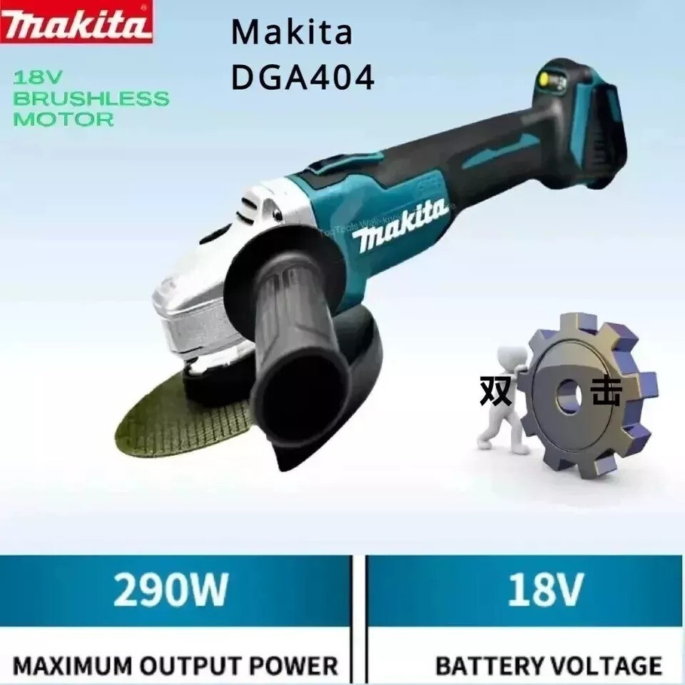 Makita DGA404 18V 125mm Angle Grinder Rechargeable Cutting Machine 