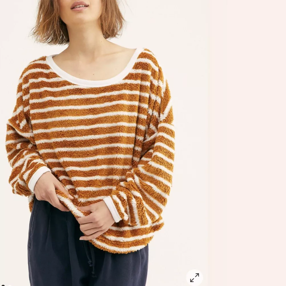 Free people breton stripe pullover clearance