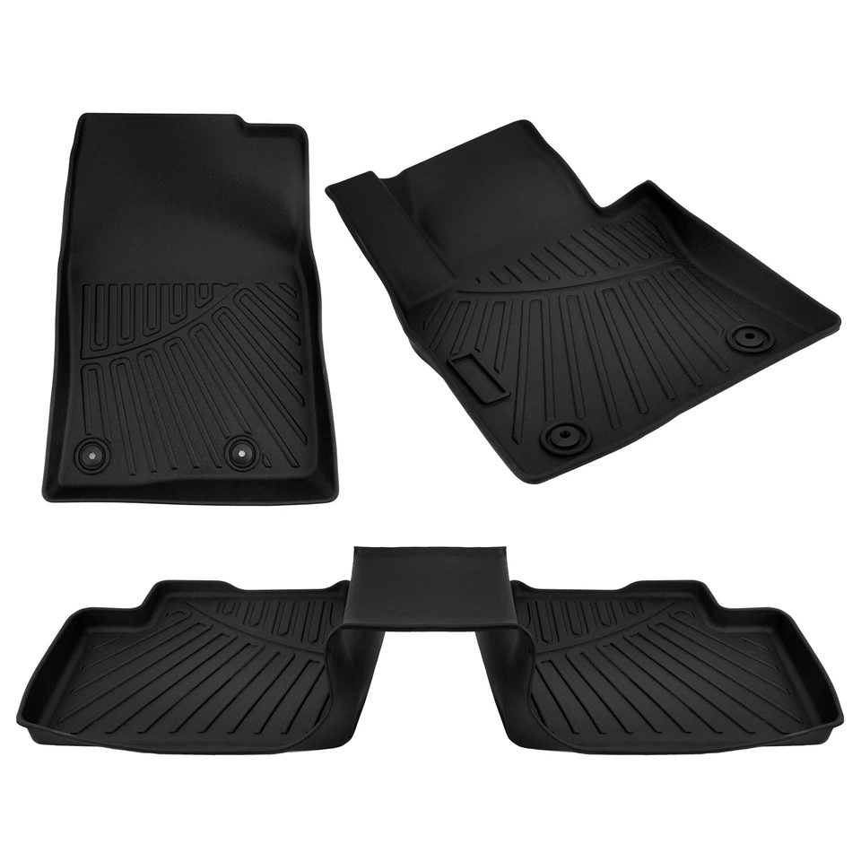 3D Molded Floor Mats TPE Liners For 2020 2021 2022 2023-2025 Mazda CX-30 Sedan - Image 4 of 4