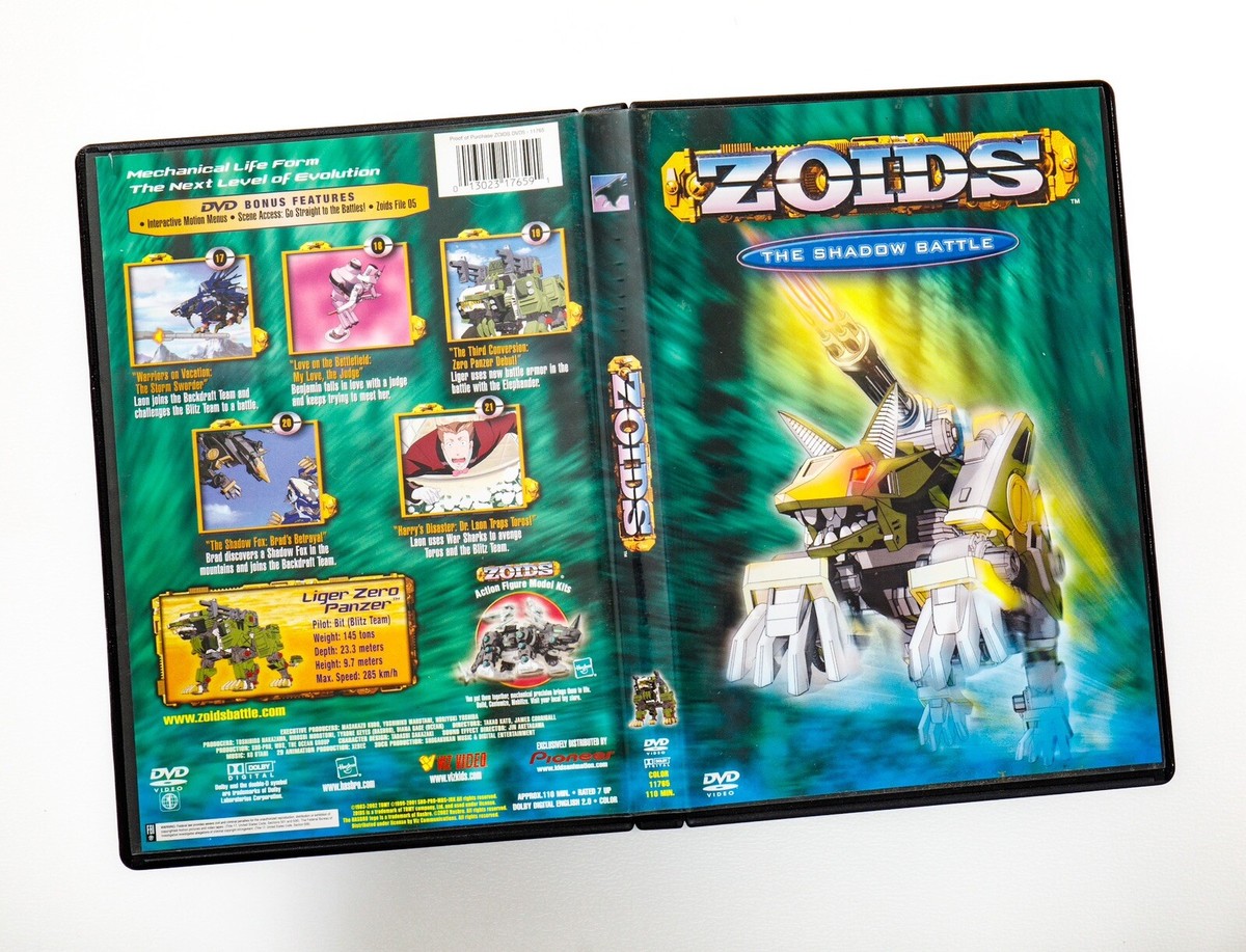 Zoids Volume 5 : The Shadow Battle Anime DVD Episode 17 - 21