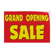 Decal Stickers Grand Opening Sale Advertising Printing A Vinyl Store Sign Label