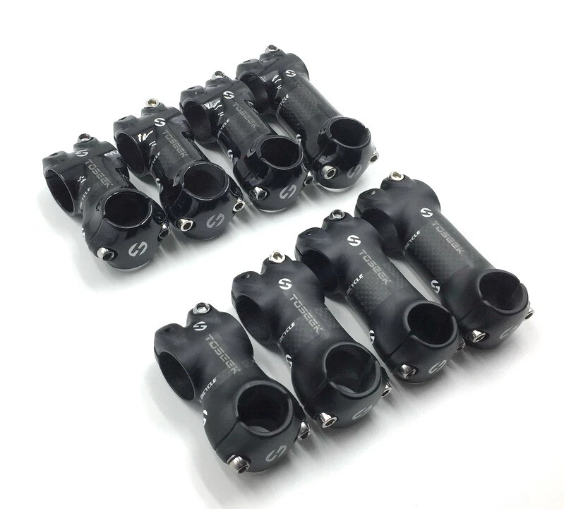 Aluminum stems MTB Road Bike handlebar 6° short Stem 25.4*50/60/70/80mm Carbon - Image 2 of 4