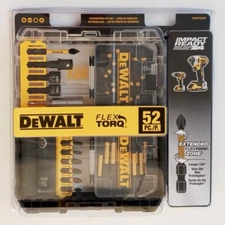 Dewalt DWAFT52SET 52pc Flex Torq Impact Ready Drill Driver Accesories