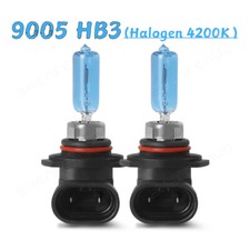 HALOGEN 9005 HB3 Headlight Bulbs Canbus No Error Super Bright Warm White 4000LM