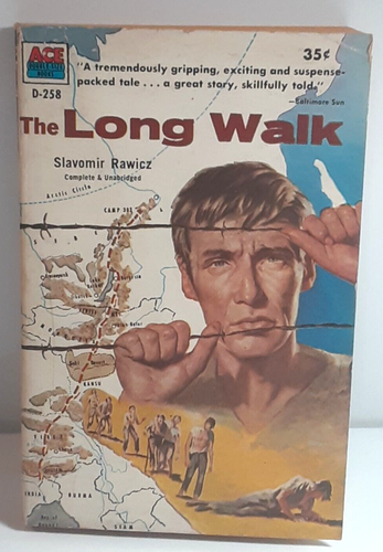 The long Walk Slavomir Rawicz Ace Paperback Cover art 1956 BB - Picture 3 of 13