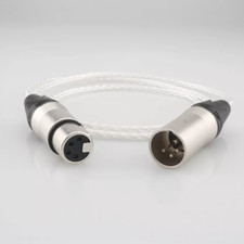 4 Pin XLR Male to Female PCOCC Copper Audio Cord Hi-Fi Headphone Extension Cable