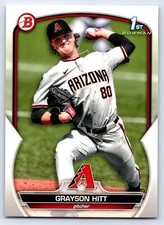 2023 1st Bowman Draft #BD-57 Grayson Hitt Arizona Diamondbacks BASEBALL Card
