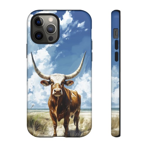 Bull Horns Blue Sky - Phone Ink Cover Case for iPhone, Galaxy, Pixel - 第 111/281 張圖片
