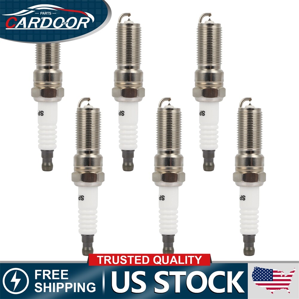 6pcs Iridium  Platinum Spark Plugs For 2015-2019 Ford Transit-350 HD 3.5L V6
