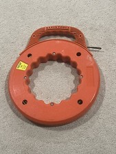 Klein 50151 50 Ft.Heavy Duty Klein-FlexA spiral Fish Tape W/ Reel Max 500 Lbs