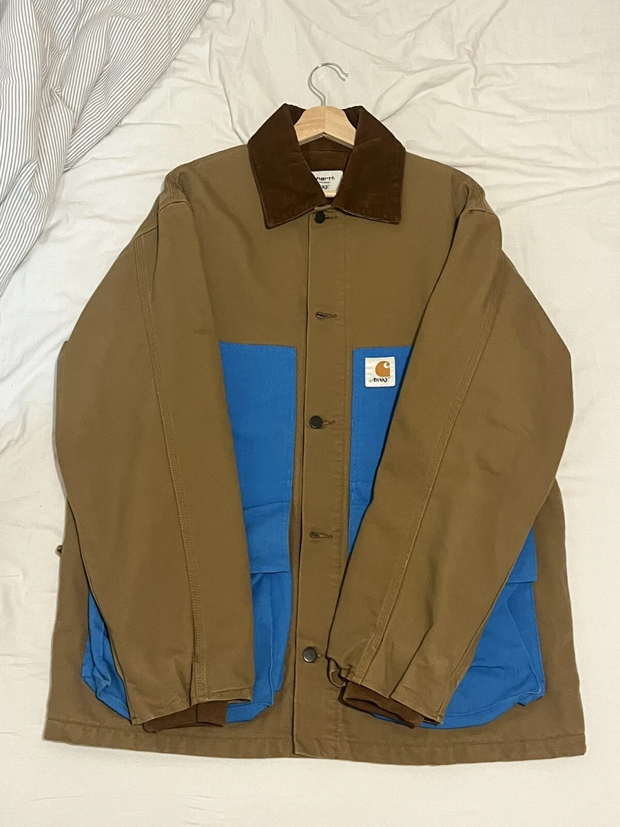 Carhartt WIP x Awake NY Michigan Chore Coat, marron Hamilton/Awake NY bleu vif