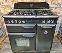 Rangemaster Classic 90 Black Gas Cooker - DELIVERY AVAILABLE