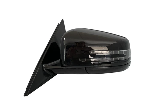 #86 BLACK LEFT DRIVER MIRROR WITH BLIND SPOT FOR MERCEDES E350 E400 2010-2016