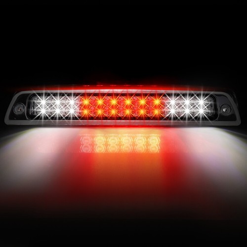 LED Third 3rd Brake Light For 1994-01 Dodge Ram 1500 Chrome Housing Clear Lens - Picture 11 of 12
