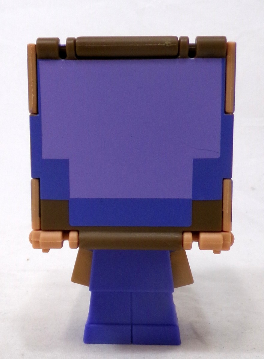Mattel Minecraft Flippin Figs Steve in Enchanted Armor 2 in