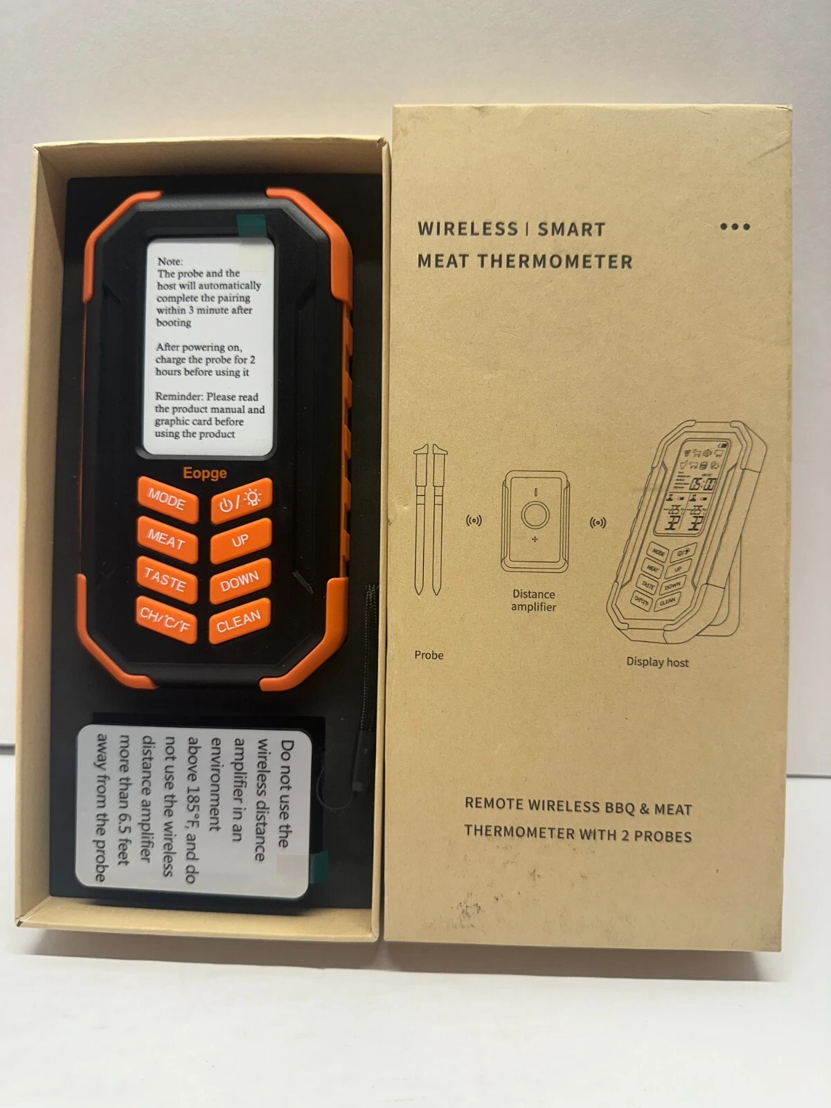 Wireless Bluetooth Digital Meat Thermometer Smart Kitchen Thermometer for Oven
Opens in a new window