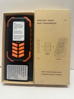 Wireless Bluetooth Digital Meat Thermometer  Smart Kitchen Thermometer for Oven