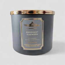 Bath  Body Works Mahogany Teakwood 3 Wick Candle New Fast Ship