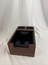 MUVNA Espresso Knock Box + Organizer Station for 51/54/58MM Tools, Maple Wood