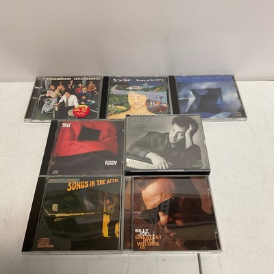 Billy Joel 7 CD Lot: Turnstiles, Bridge, Storm Front, Greatest Hits 1-3, River