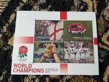 Great Britain MNH S/S - 2003 England, Winners of the World Cup of Rugby - Z80