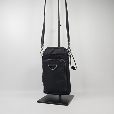 Prada La Prima Nylon Triangle Logo Umhängetasche 149788525