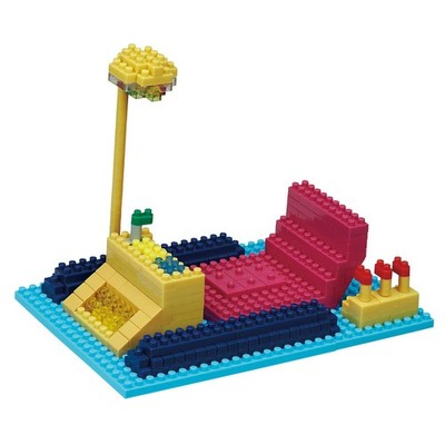 nanoblock Doraemon Zeitmaschine NBCC_076 Baukasten Komplettset 240 Teile