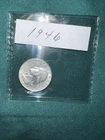 1946 Washington 25C Silver Quarter / UNC