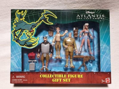 Atlantis Lost Empire Milo Thatch Princess Kida Vinny Rourke Disney Mattel 2000