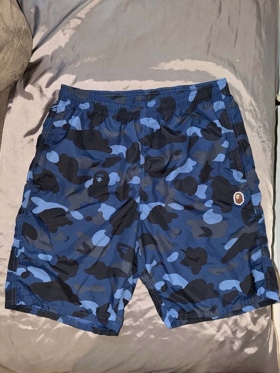 A Bathing Ape Blue Shorts for Men for sale | eBay
