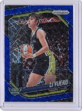 2025 Panini Prizm WNBA - Li Yueru #28 Blue Velocity Prizm