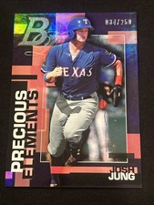 2020 Bowman Platinum Precious Elements Purple /250 Josh Jung #PE-28 Rangers