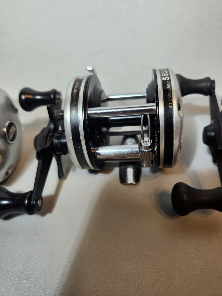 Abu Garcia Ambassadeur 6500C 5500c SYNCRO Bass Fishing Reel Lot