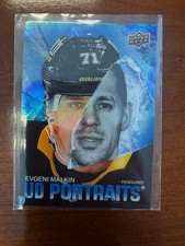 2025-26 Upper Deck Series 1 Hockey UD Portraits Evgeni Malkin #P-21
