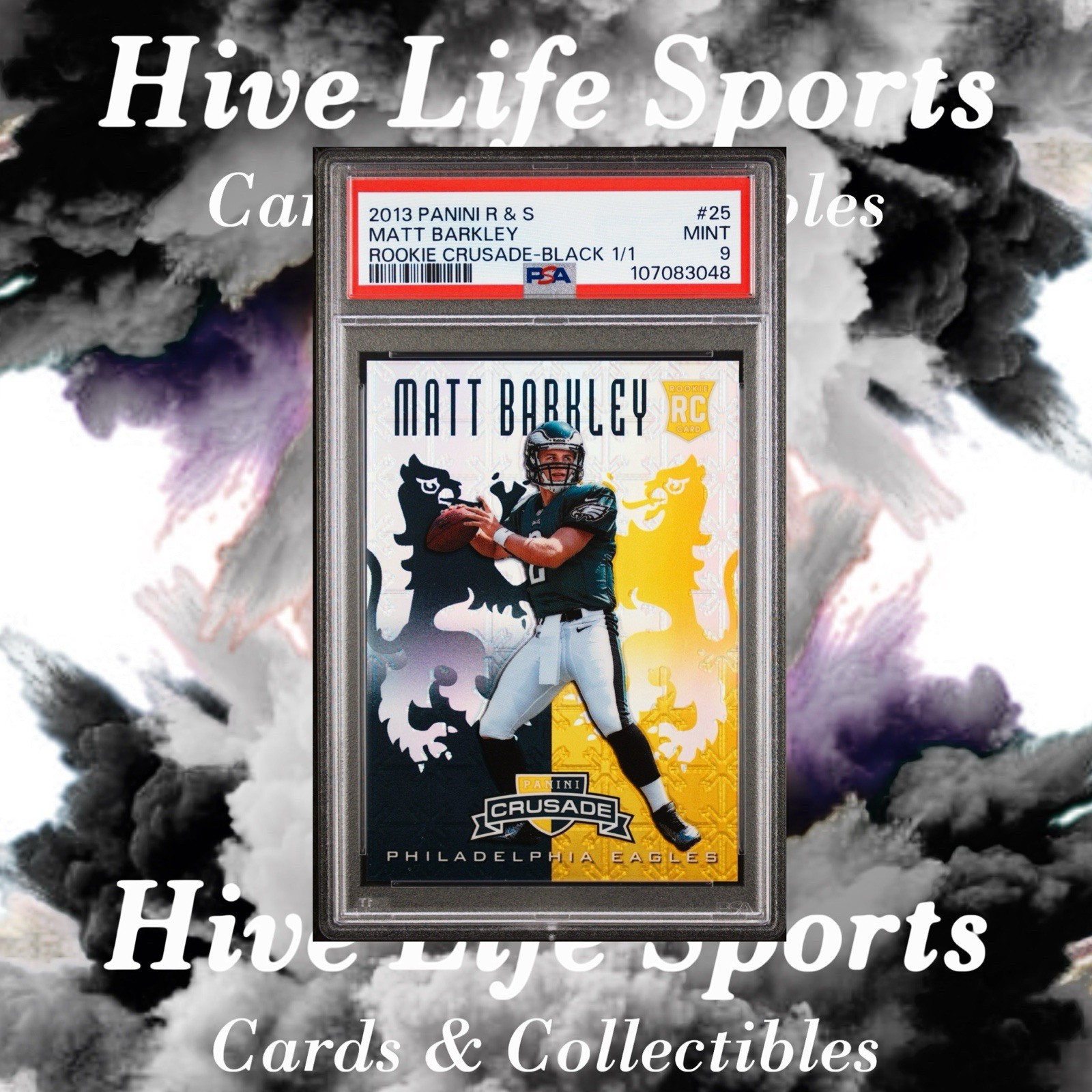 Matt Barkley Panini Rookies & Stars Rookie Crusade #25 Black 1/1