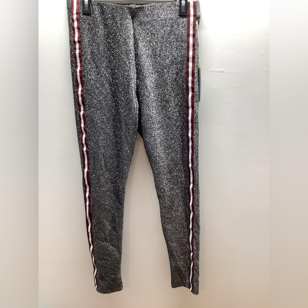 Iris Basic Size Large Sparkling Gray Leggings Wit… - image 3