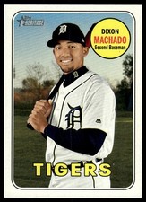 2018 Topps Heritage #548 Dixon Machado Detroit Tigers Baseball