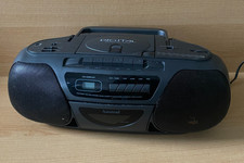 Amstrad MCD 50 registratore a cassette radio boombox stereo portatile CD - LEGGI FUNZIONANTE