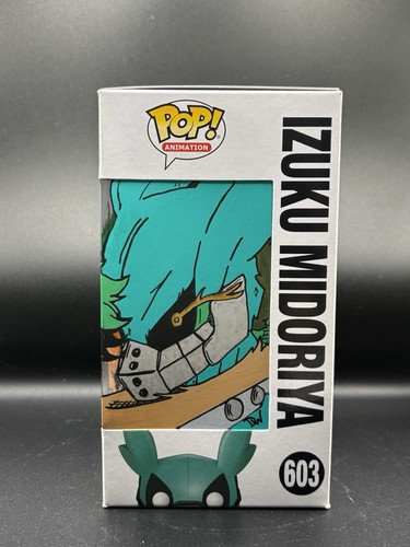 Funko Pop Izuku Midoriya 603 My Hero Academia Custom Artwork COA Protector - Bild 3 von 10