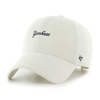 '47 Brand MLB Cap New York Yankees MINI SCRIPT CORD Clean Up Natural Basecap Neu