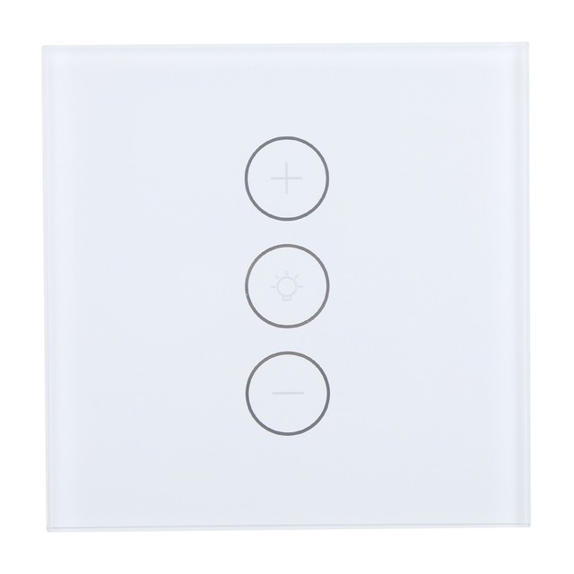 (white Transl) Wifi Smart Dimmer Switch Support Mobile APP Remote