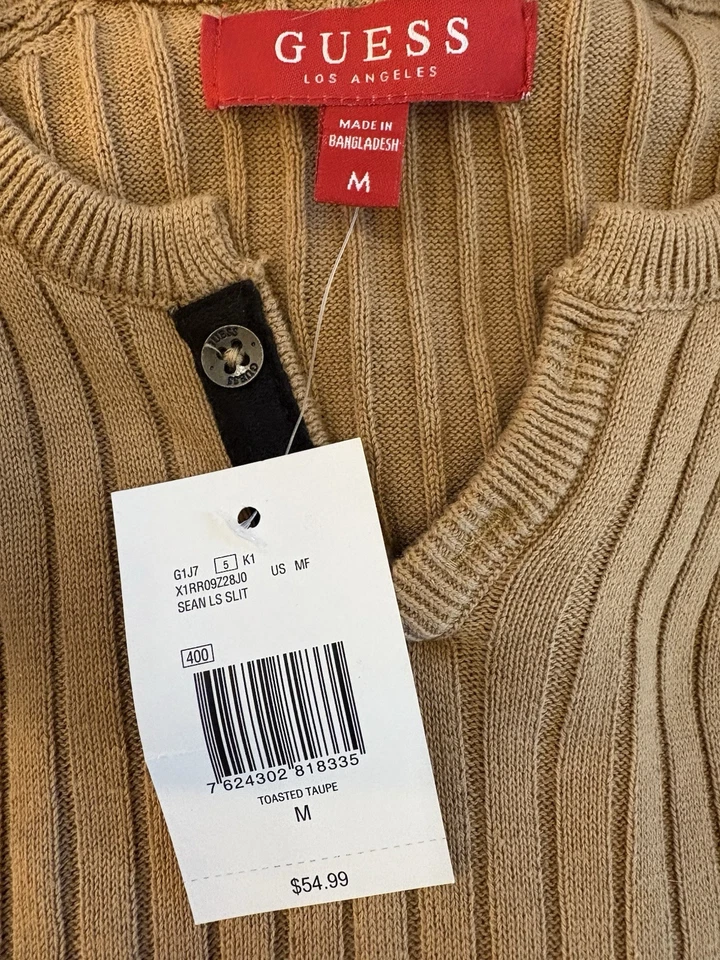 Suéter ligero de manga larga Guess mediano para dama nuevo con etiquetas precio de venta sugerido por el fabricante 54,99 USD Foto 4 de 4